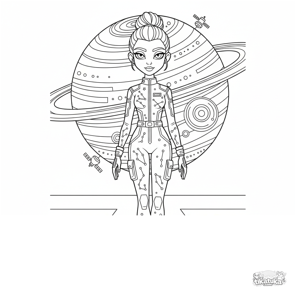 Astronauten-inspirierter Overall auf dem Laufsteg