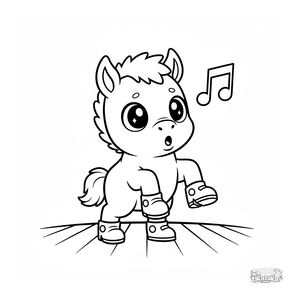 Baby-Pony steppt