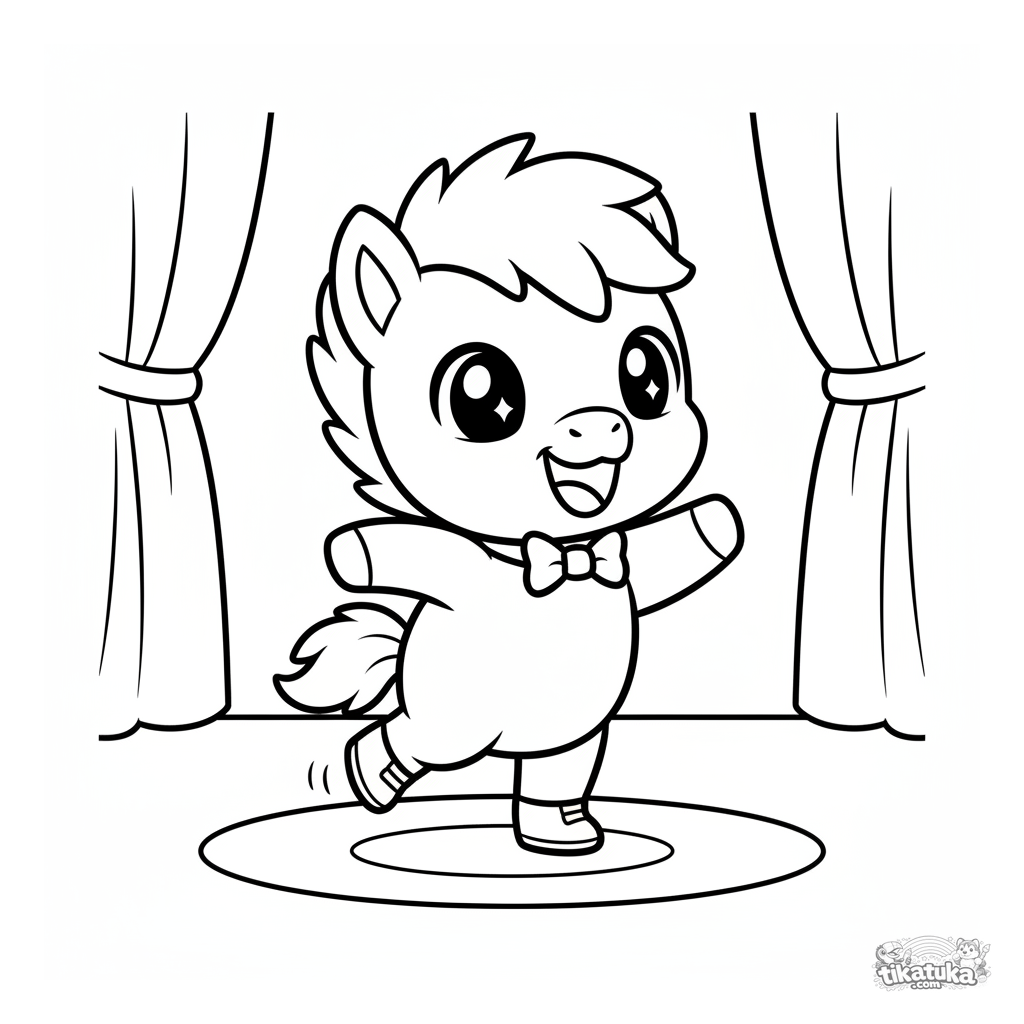 Kleines Pony Stepptänzer