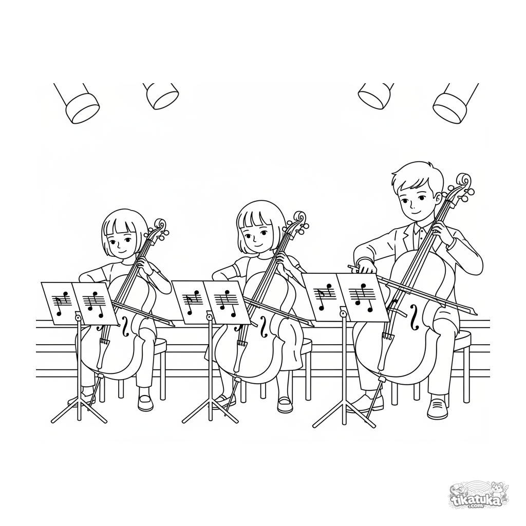 Cello-Trio junger Musiker