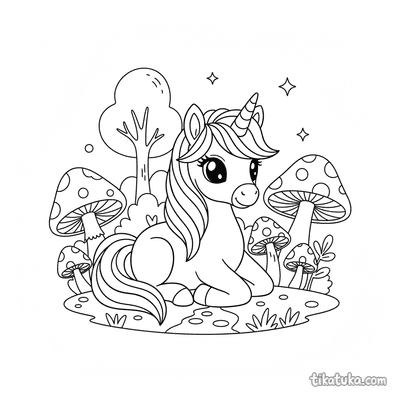 Magisches Einhorn-Pony