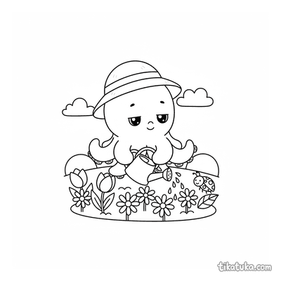 Oktopus Bublik der Gärtner
