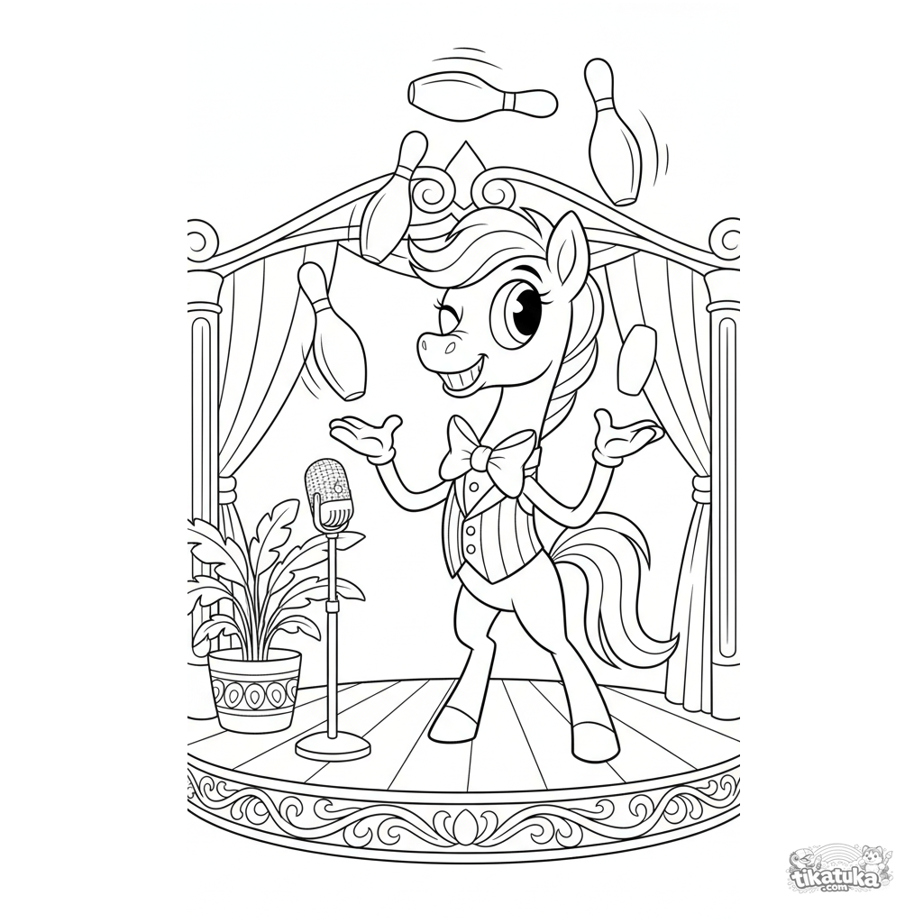 Pony-Jongleur Vaudeville