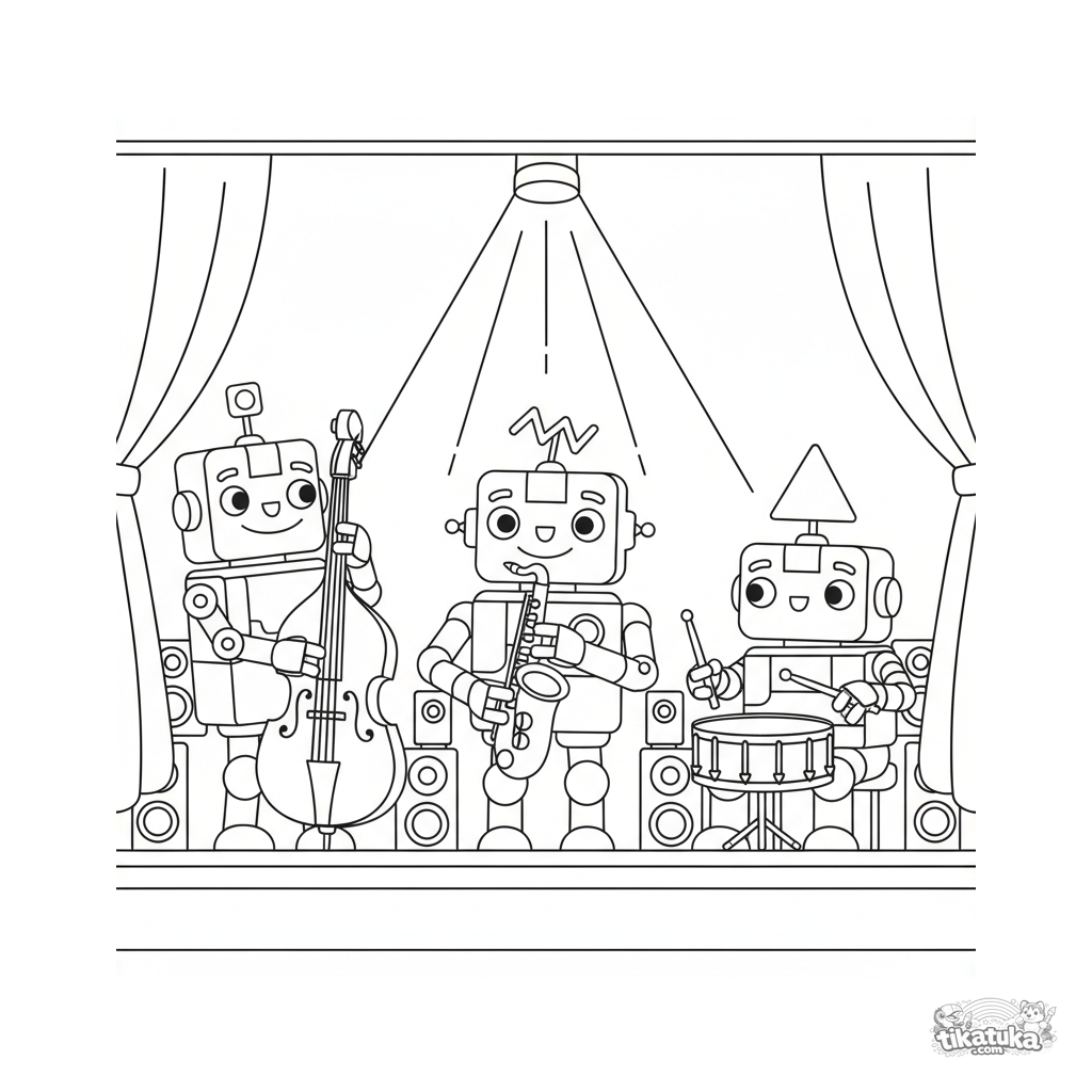 Roboter-Jazz-Trio