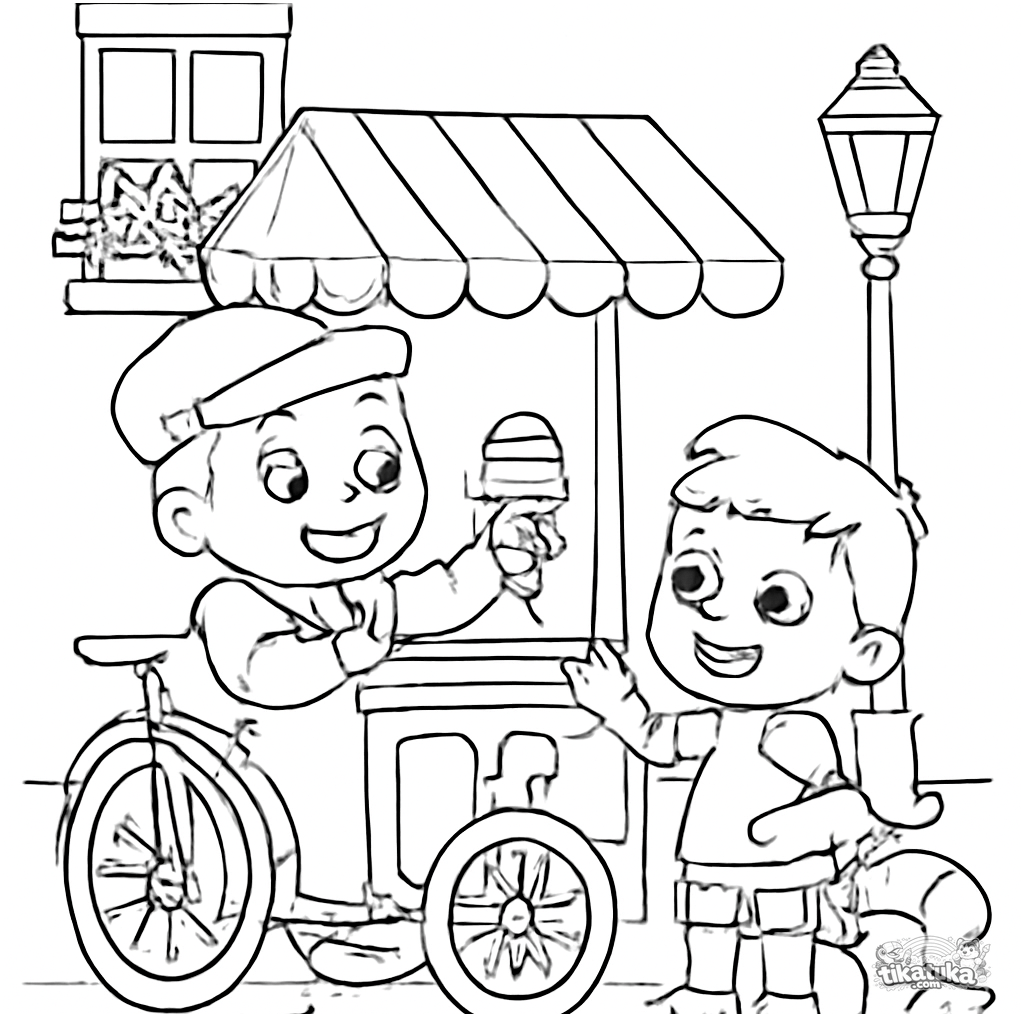 Vintage Eiscreme-Dreirad