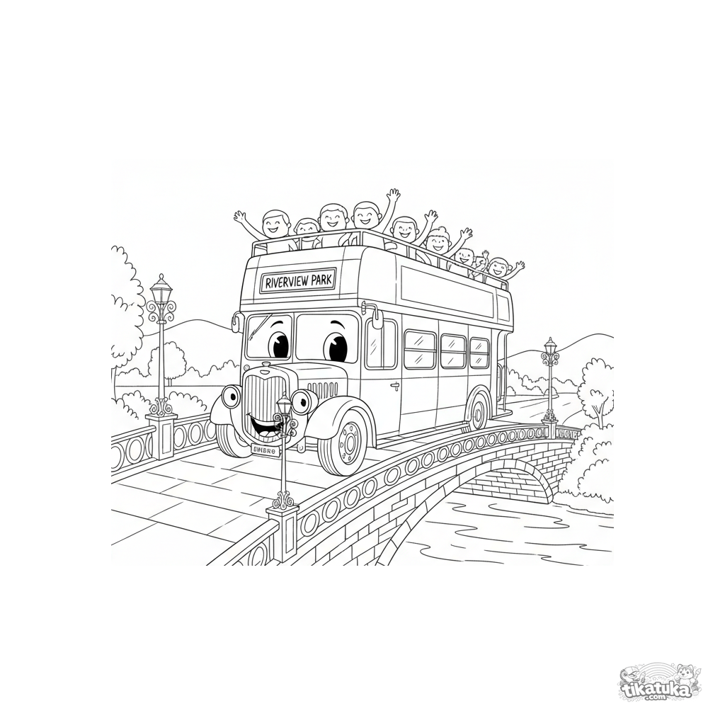 Vintage Doppeldeckerbus